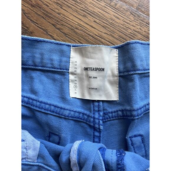 Blue One Teaspoon Denim Shorts - Picture 4 of 7